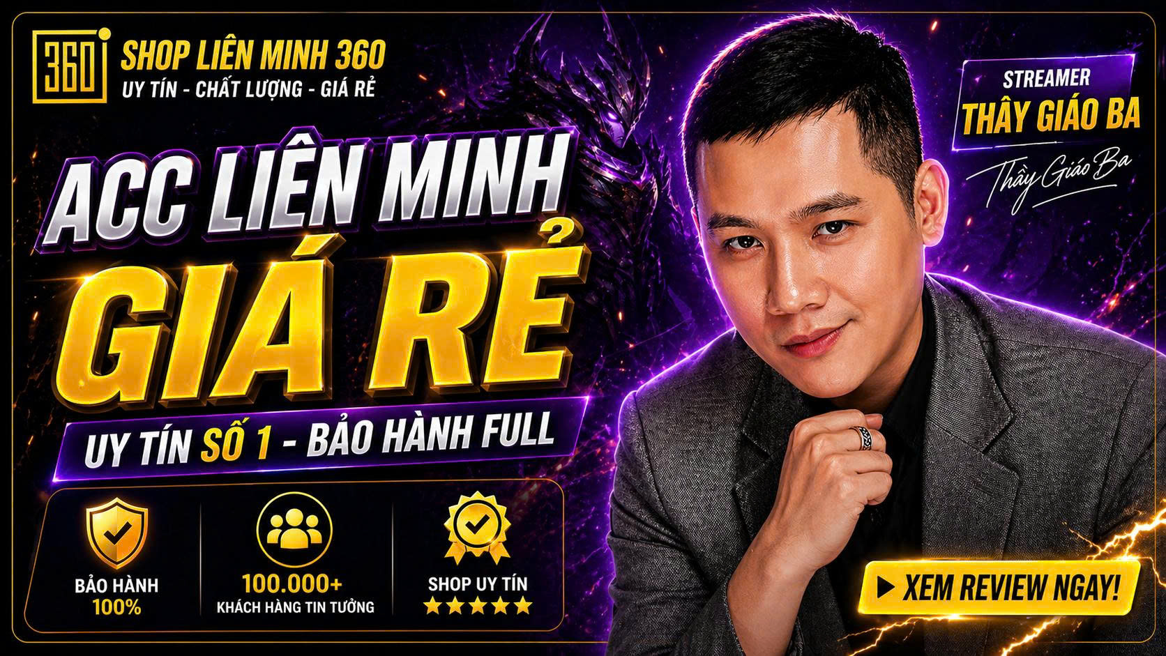 THẦY GIÁO BA PR CHO SHOP KHẲNG ĐỊNH UY TÍN