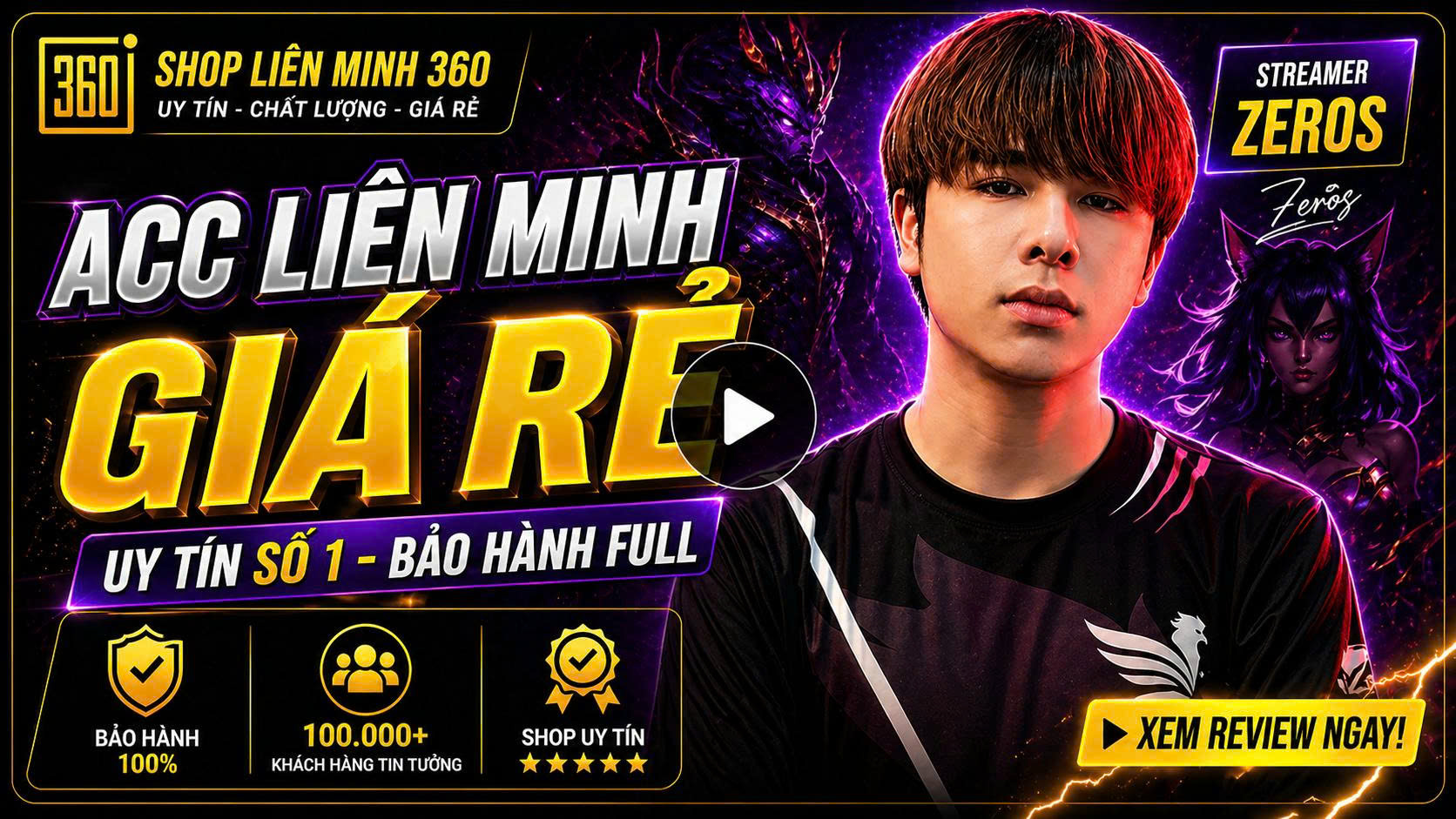 MA VƯƠNG ZEROS PR SHOP LIÊN MINH 360